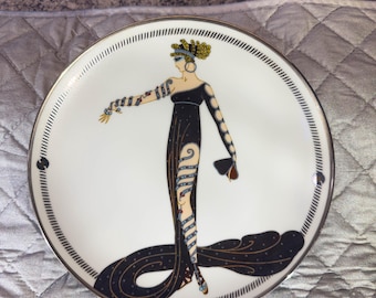 Franklin Mint the House of Erte Collectors Porcelain Plate