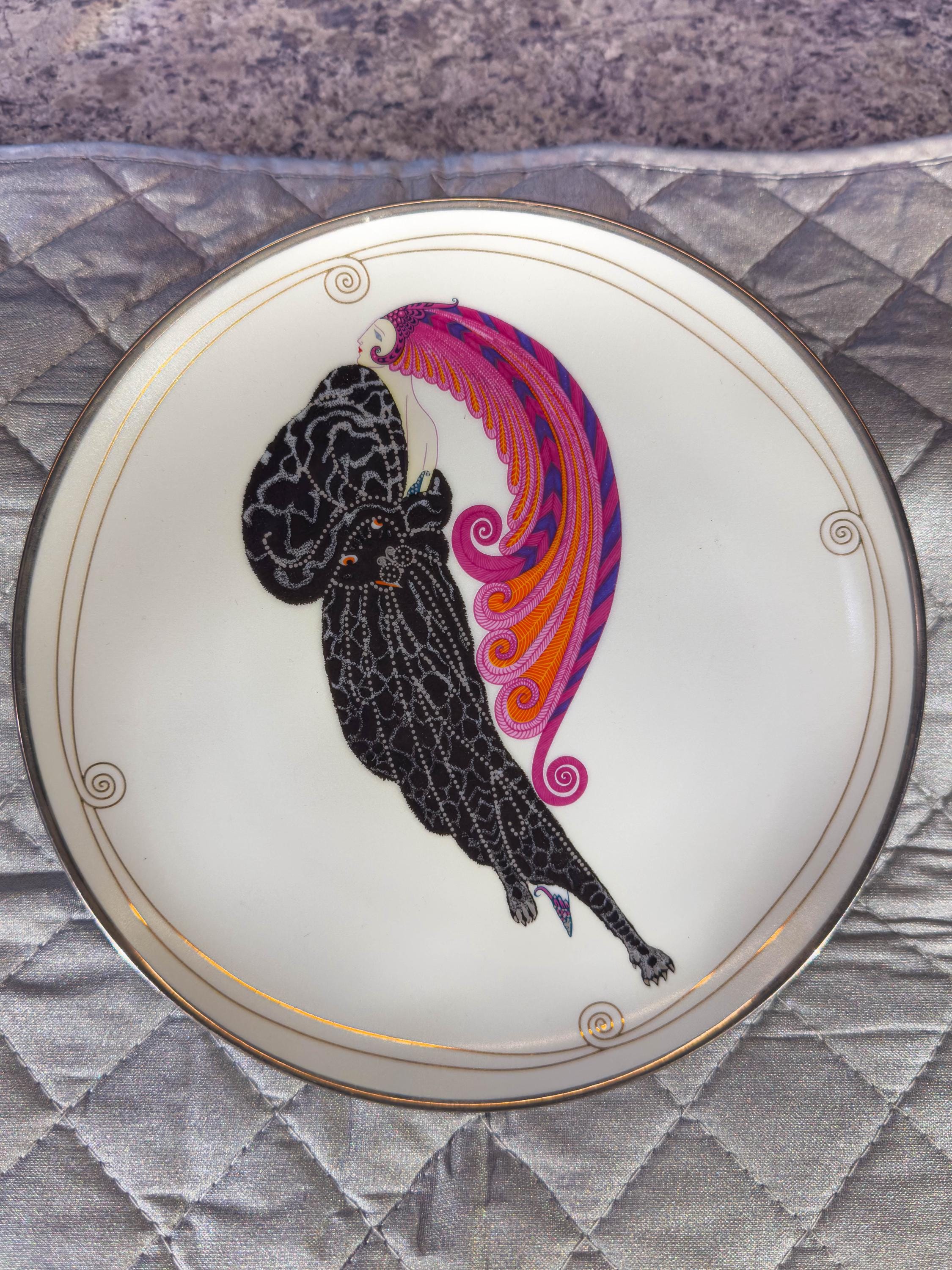 美女と野獣 エルテ・フランクリン・ミント コレクターズプレート