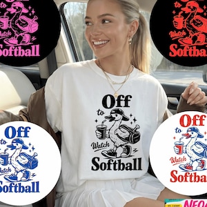 De camino a ver softbol PNG: Espíritu del día del partido de softbol Orgulloso seguidor PNG Ambiente del estadio Orgullo del equipo Vida de mamá deportista (Descarga digital)