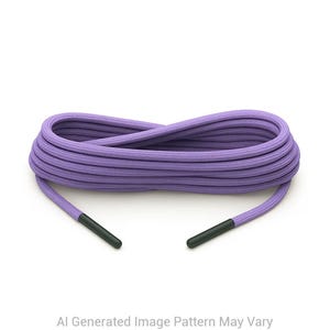 Lilac 550 Paracord Shoelaces  16 Lengths – Handmade in Australia with USA-Made Cord