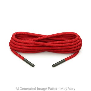 Imperial Red 550 Paracord Shoelaces  16 Lengths – Handmade in Australia with USA-Made Cord