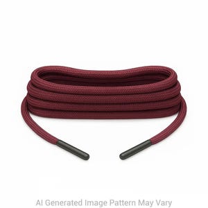 Burgundy 550 Paracord Shoelaces  16 Lengths – Handmade in Australia with USA-Made Cord