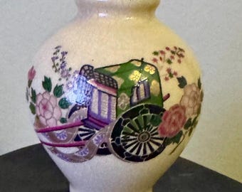 Vtg Satsuma Small Miniature Japanese Vase