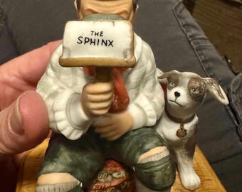 Vtg Numbered Limited Edition Figurine Inspired by Norman Rockwell Stethoscope