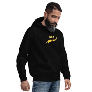 Pittsburgh 412 City Banner Hoodie