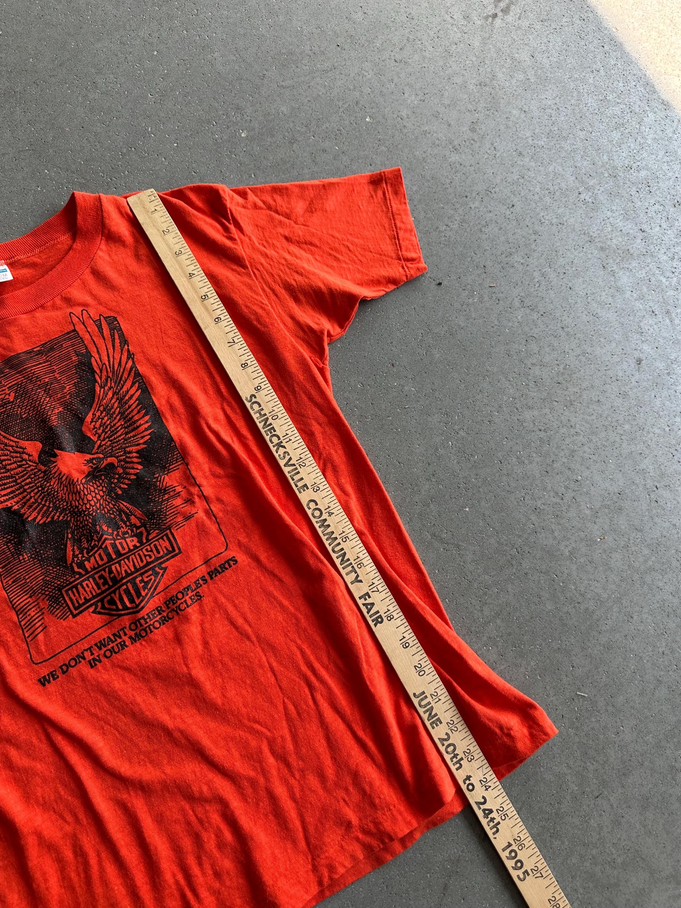 champion HARLEY-DAVIDSON TシャツL 80s 70s Vintage 70s Harley