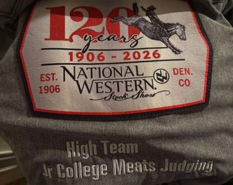 Custom National Western Embroidered Award Jacket — Reserved for Coburn