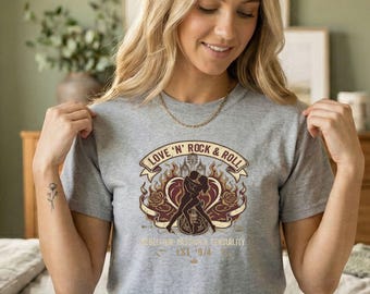 Vintage Kissing Couple Band T-Shirt