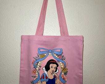 Snow White Princess tote bag
