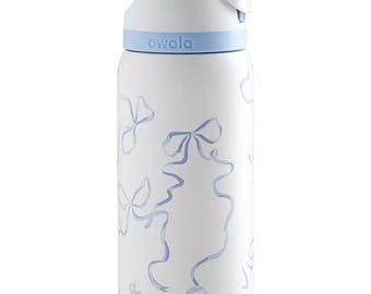 Owala tied and true blue bow 32oz