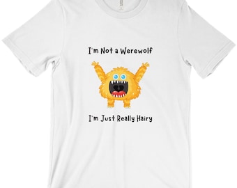 Werewolf Funny Halloween T-Shirt, Spooky Horror Werewolf Shirt, Trick Or Treat, Gift,T-Shirts