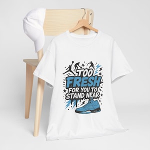 Jordan 5 Unc Graphic Tee, Basketball Shirt, Sports Fan Apparel, Athlete Gift, Unisex T-Shirt image 1