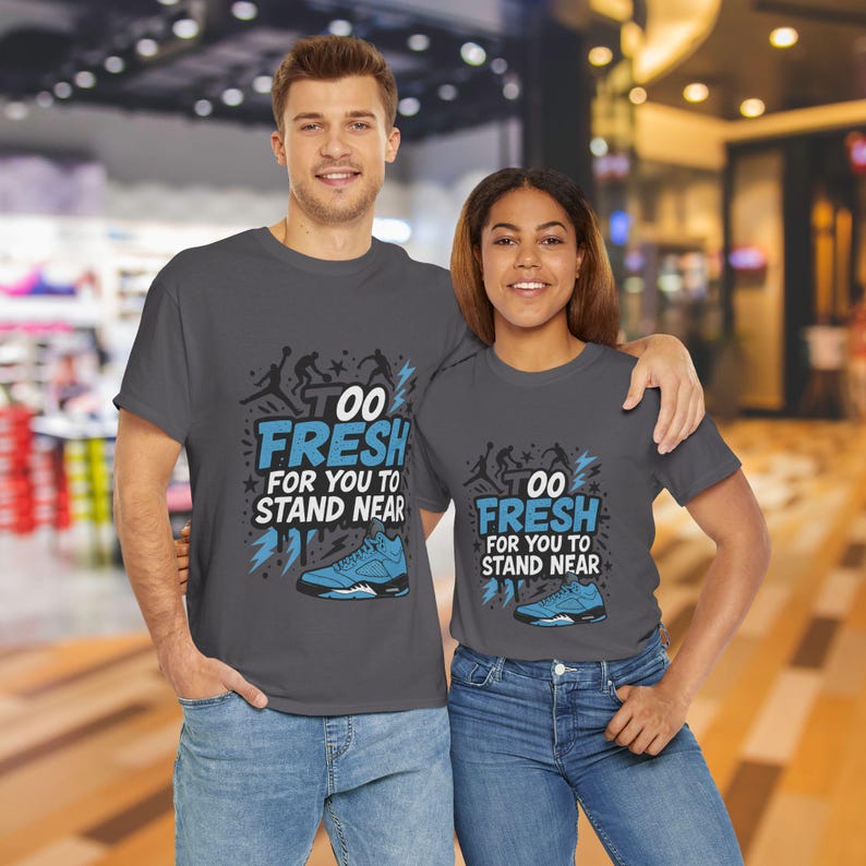 Jordan 5 Unc Graphic Tee, Basketball Shirt, Sports Fan Apparel, Athlete Gift, Unisex T-Shirt image 16