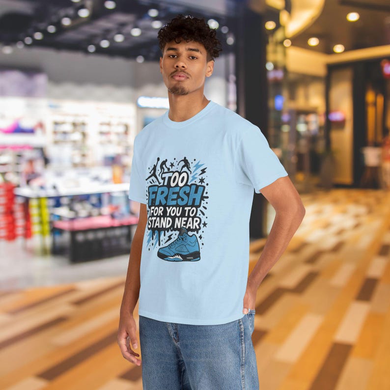 Jordan 5 Unc Graphic Tee, Basketball Shirt, Sports Fan Apparel, Athlete Gift, Unisex T-Shirt image 11