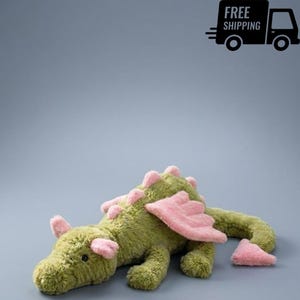  Malachy Dragon ドラゴン 抹茶 ぬいぐるみ 新品 ジェリーキャット(Jellycat) Malachy Dragon ドラゴン抹茶 1体｜Yahoo