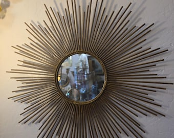 Midcentury Sunburst Mirror
