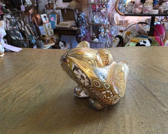 Sapo de Vidro Millefiori de Murano