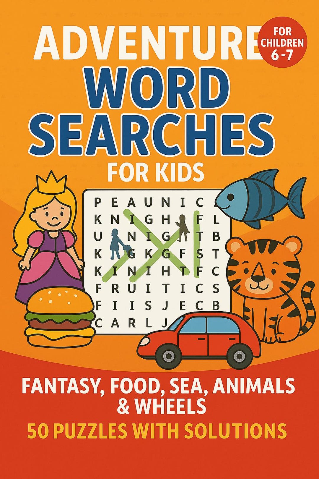 Adventure Word Search Puzzles for Kids Ages 6-7 (PDF Download) - Etsy