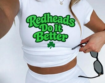Funny Redheads Do It Better St Patricks Day Png , Irish Humor Png, Shirt Png Digital Product, St Patricks Humor, (digital Download)