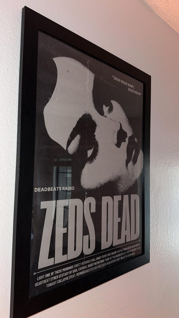 Print It Yourself - Zeds Dead Poster (digital File) Black & White