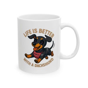 Dog Lover Ceramic Mug - Perfect Gift for Pet Owners, Funny Coffee Cup, Animal Lover&#39;s Mug, Cute Dog Design, Gift for Friends