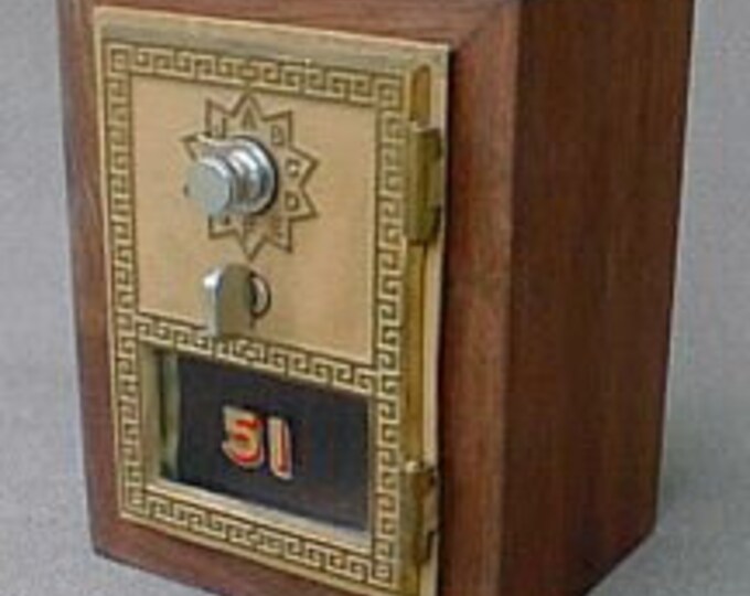 Wooden Post Office Bank Etsy
