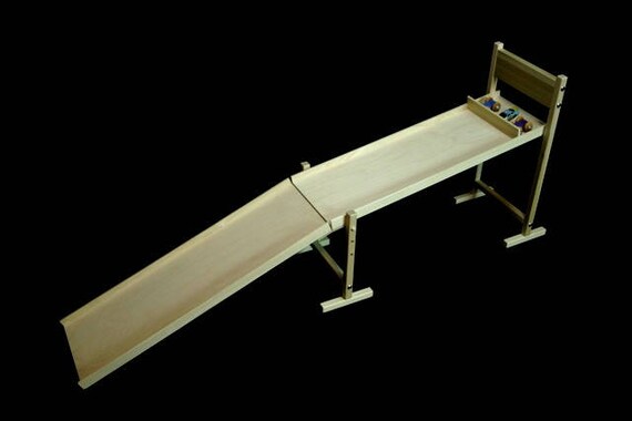 car ramp toy wooden