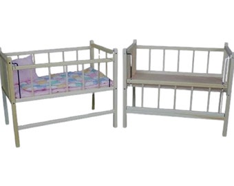 Doll Crib With Drop Down Side