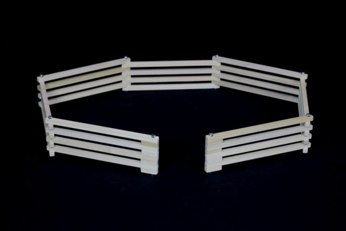 Wooden Toy Fence Etsy