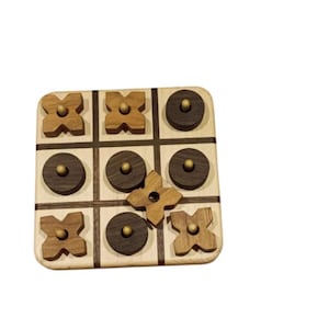 Wooden Tic Tac Toe