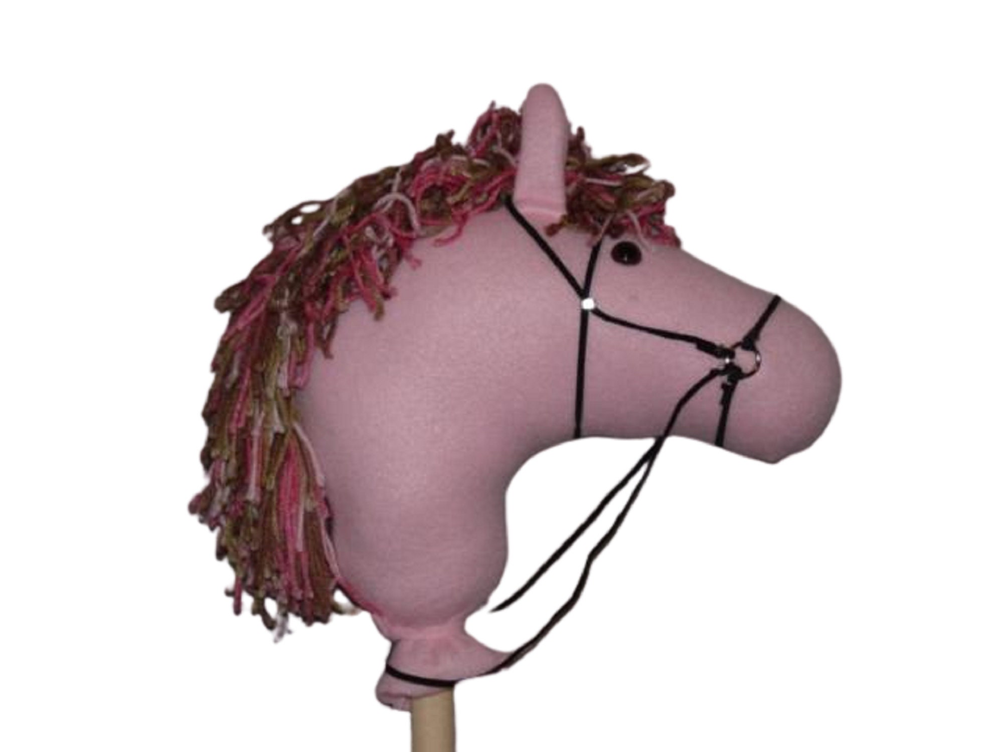 Pretty Pink Stick Horse 