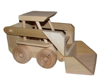 Wooden Toy Skid Loader