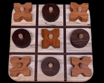 Wooden Tic Tac Toe