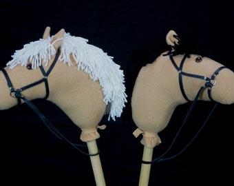 Soft Palomino Stick Horse