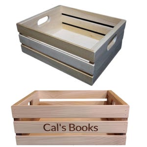 Wooden Crate 13.5 x 11 X 5