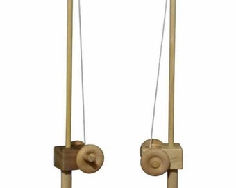 Wooden Toy Fishing Pole With 3 Fish