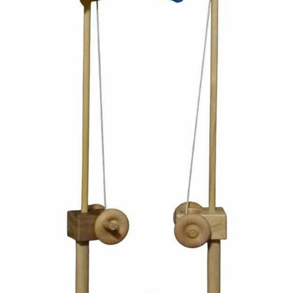Wooden Toy Fishing Pole With 3 Fish