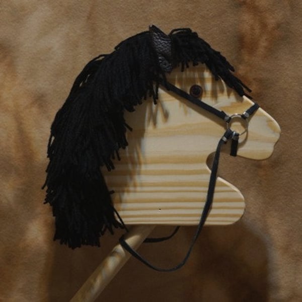 Wooden Stick Horse Etsy