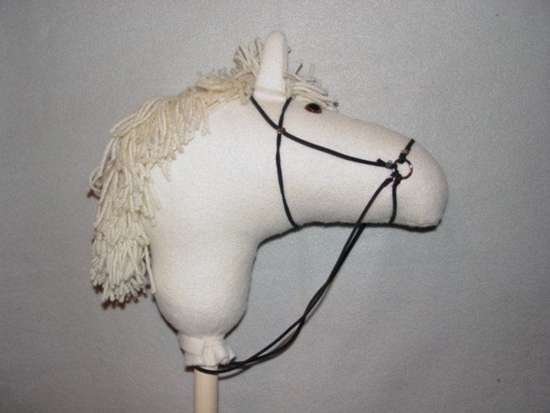White or Ivory Handmade Stick Horse Etsy