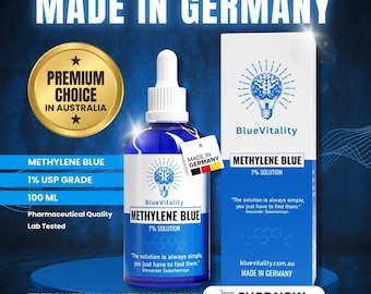 Methylene Blue 1% Solution | High Purity, Lab Tested, German Made