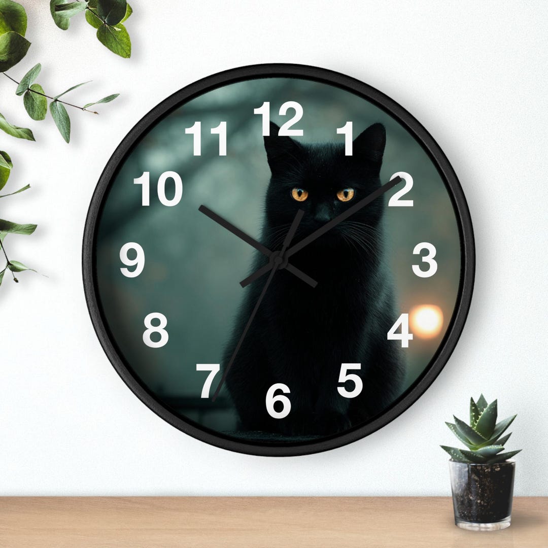 eerie-cat-silhouette-wall-clock-unique-animal-decor-gothic-home
