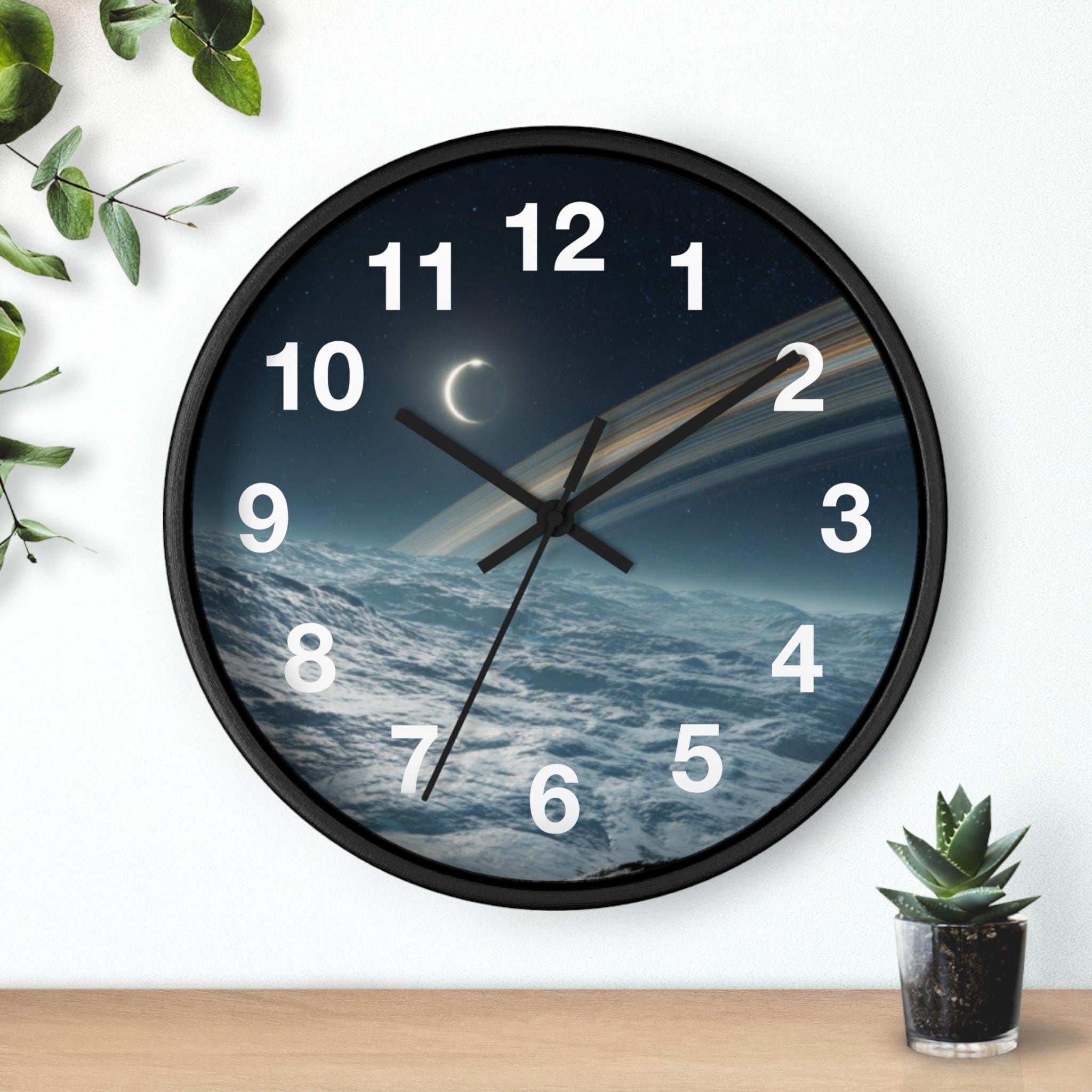 Saturn Wall Clock - Etsy