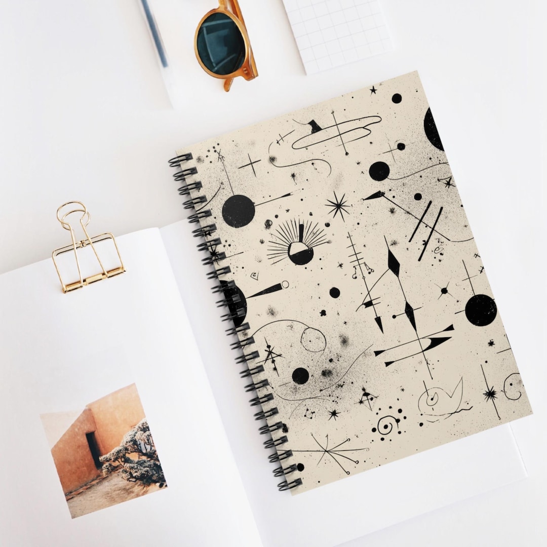 Astro Notes.notebook Celestial Play Shapes Spiral Notebook - Modern Astro Design for ...