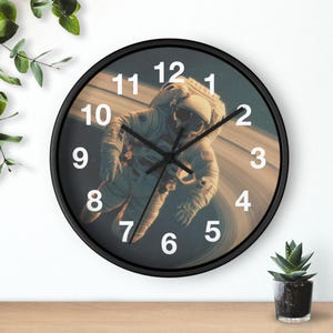 Saturn Wall Clock - Etsy