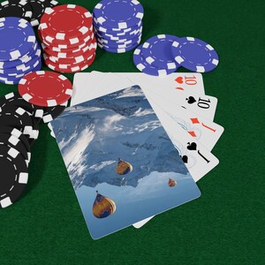 Carte da gioco Winter Peak Flight, indispensabili per le serate di gioco, idea regalo di Natale, mazzo per serate di poker, mazzo di carte unico, mazzo di carte divertente