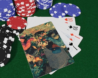 ビンテージトランプカード Oberg's Spelkort 2デッキ Side Hustlesポーカートランプ、ユニークなカードデッキ、ゲーマーへの