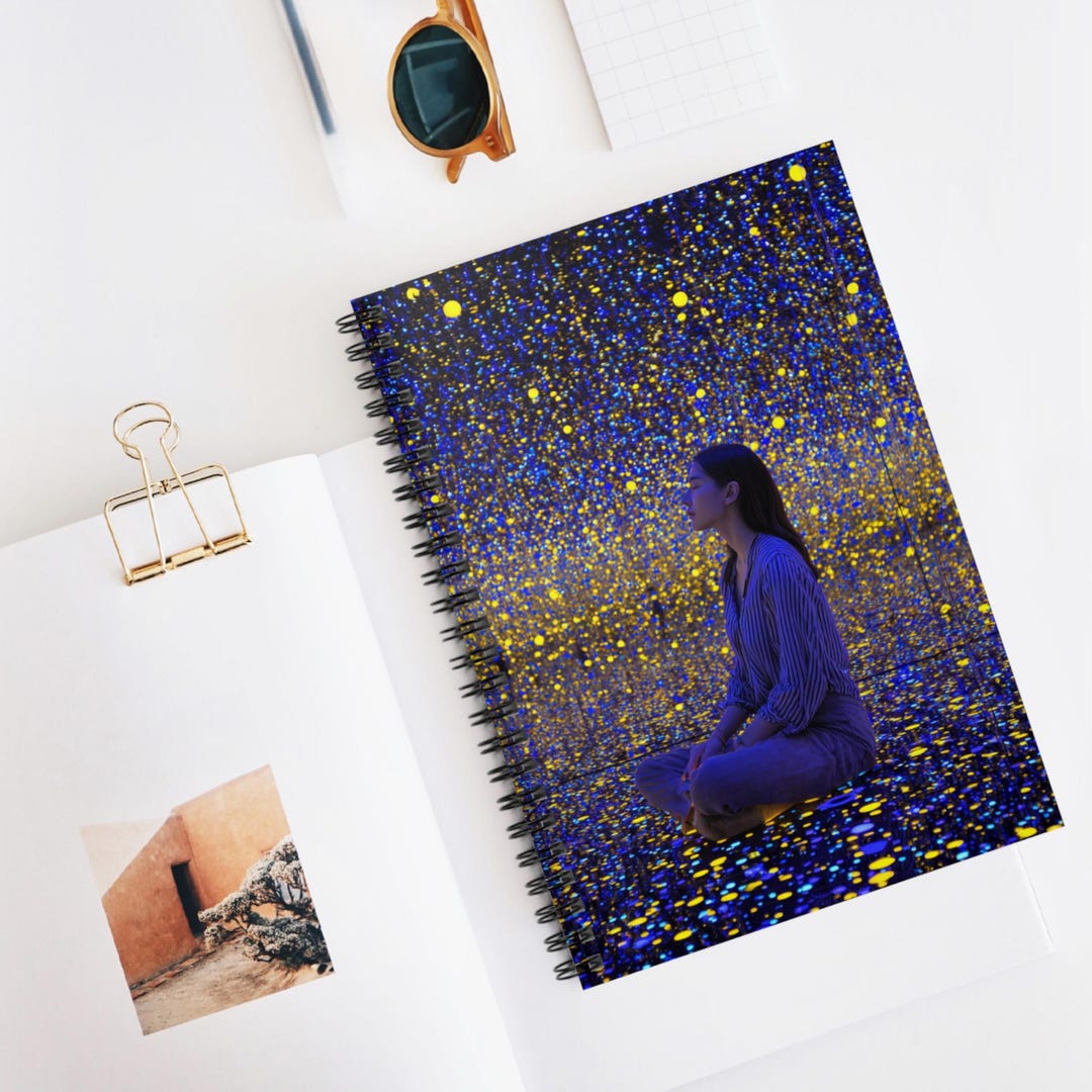 Playful Pattern Sky Spiral Notebook - Ruled Lines, Inspirational ...