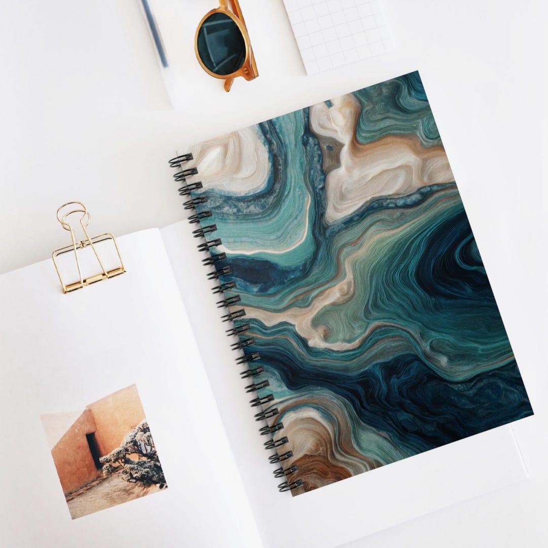Current Line Flow Spiral Notebook | Ruled Journal, Artistic Sketchbook ...