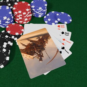Sandworm Rider Cyborg Playing Cards, Game Night Essential, Christmas Gift Idea, Poker Night Card Deck, Unique Card Deck, Fun Deck of Cards