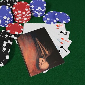 Baralho de Poker Shadowed Decay | Design Gótico de Esqueletos, Presente para Amantes de Poker, Essencial para Noites de Jogos, Ideia de Presente de Natal